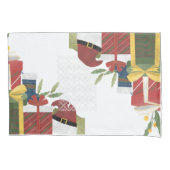 De moderne Ornamenten van Kerstmis Kussensloop (Voorkant-Links)