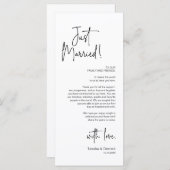 De moderne Plaatsende Binnenpartij Dank u Kaart (Voorkant / Achterkant)