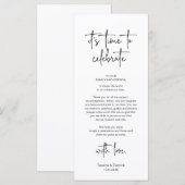 De moderne Plaatsende Binnenpartij Dank u Kaart (Voorkant / Achterkant)