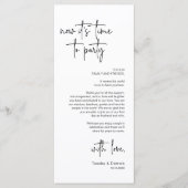 De moderne Plaatsende Binnenpartij Dank u Kaart (Voorkant)