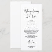 De moderne Plaatsende Binnenpartij Dank u Kaart (Voorkant / Achterkant)