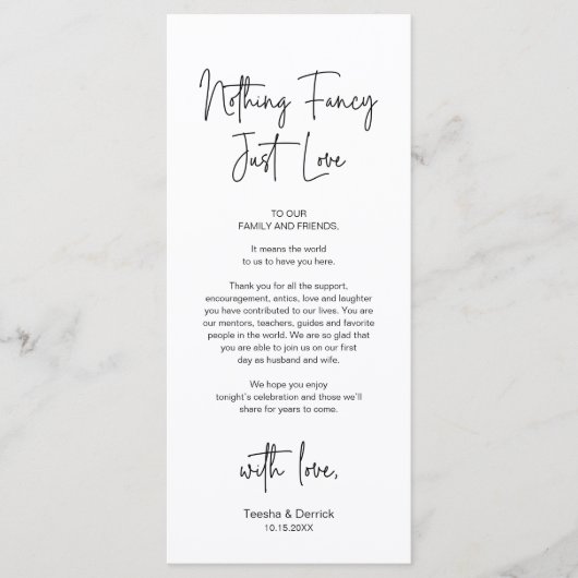 De moderne Plaatsende Binnenpartij Dank u Kaart (Voorkant)