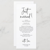 De moderne Plaatsende Binnenpartij Dank u Kaart (Voorkant / Achterkant)