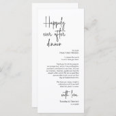 De moderne Plaatsende Binnenpartij Dank u Kaart (Voorkant / Achterkant)