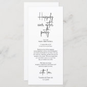 De moderne Plaatsende Binnenpartij Dank u Kaart (Voorkant / Achterkant)