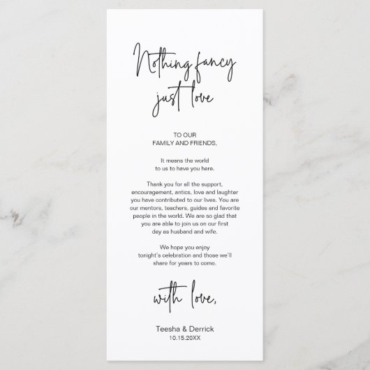 De moderne Plaatsende Binnenpartij Dank u Kaart (Voorkant)