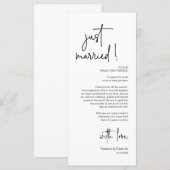 De moderne Plaatsende Binnenpartij Dank u Kaart (Voorkant / Achterkant)