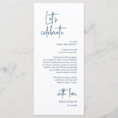 De moderne Plaatsende Binnenpartij Dank u Kaart (Voorkant)