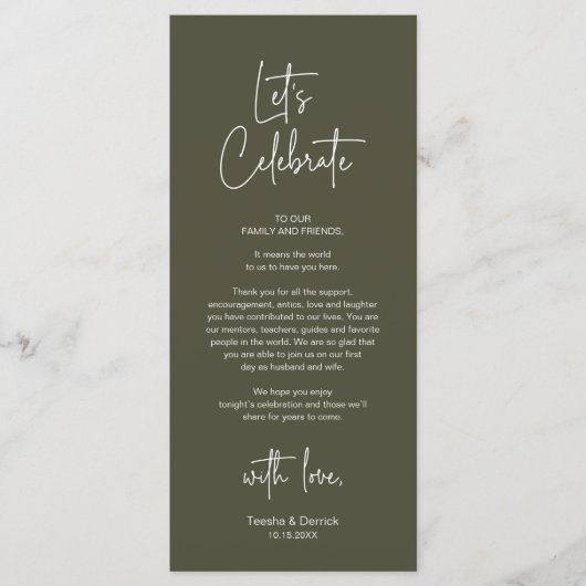 De moderne Plaatsende Binnenpartij Dank u Kaart (Voorkant)