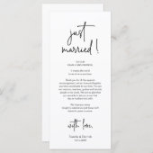 De moderne Plaatsende Binnenpartij Dank u Kaart (Voorkant / Achterkant)