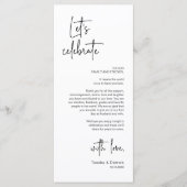 De moderne Plaatsende Binnenpartij Dank u Kaart (Voorkant)