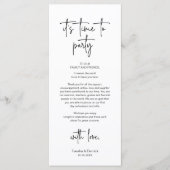 De moderne Plaatsende Binnenpartij Dank u Kaart (Voorkant)