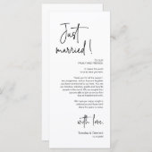 De moderne Plaatsende Binnenpartij Dank u Kaart (Voorkant / Achterkant)