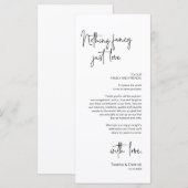 De moderne Plaatsende Binnenpartij Dank u Kaart (Voorkant / Achterkant)