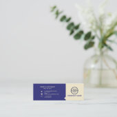 De moderne Professionele 2 kleuren voegen uw logo Mini Visitekaartje (Staand voorkant)