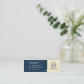 De moderne Professionele 2 kleuren voegen uw logo Mini Visitekaartje (Staand voorkant)