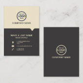 De moderne Professionele 2 kleuren voegen uw logo  Visitekaartje (Voorkant / Achterkant)