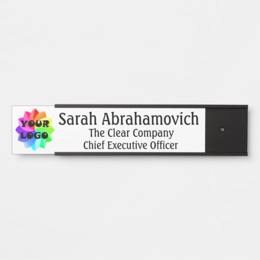 De moderne Professionele Kantoor ondertekent Uw Lo Deurbordje (Voorkant)