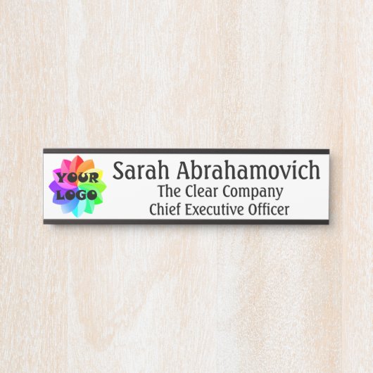 De moderne Professionele Kantoor ondertekent Uw Lo Deurbordje (Voorkant)