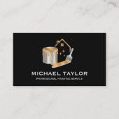 De moderne Professionele Schilderijdienst Visitekaartje (Voorkant)