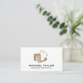 De moderne Professionele Schilderijdienst Visitekaartje (Staand voorkant)