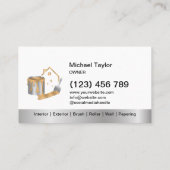 De moderne Professionele Schilderijdienst Visitekaartje (Achterkant)