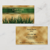 De moderne professionele werf Busin voor landschap Visitekaartje (Voorkant / Achterkant)