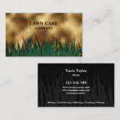 De moderne professionele werf Busin voor landschap Visitekaartje (Voorkant / Achterkant)