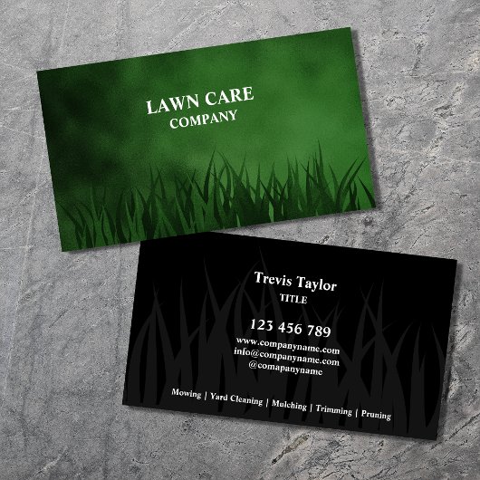 De moderne professionele werf Busin voor landschap Visitekaartje