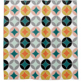 De moderne Retrostijl van de Middelgrote eeuw herh Douchegordijn (Voorkant)