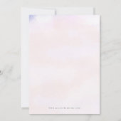 de moderne romantische zonsondergang redt de datum kaart (Achterkant)