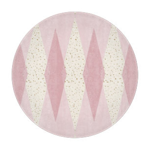 De Moderne Roze Scherpe Raad Argyle van het midden Snijplank
