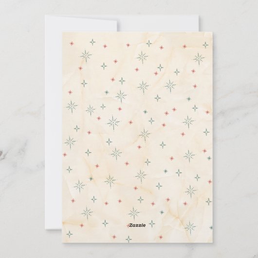 De moderne Schattigee Hond Wij verweven U Een Vrol Feestdagenkaart (Achterkant)