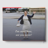 De moderne Schattigee Levendige Partij van de Kleu Gastenboek (Achterkant)