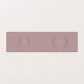 De Moderne Sjabloon van het Ontwerp van het Manusc Visitekaartje (Buitenkant ongevouwen)