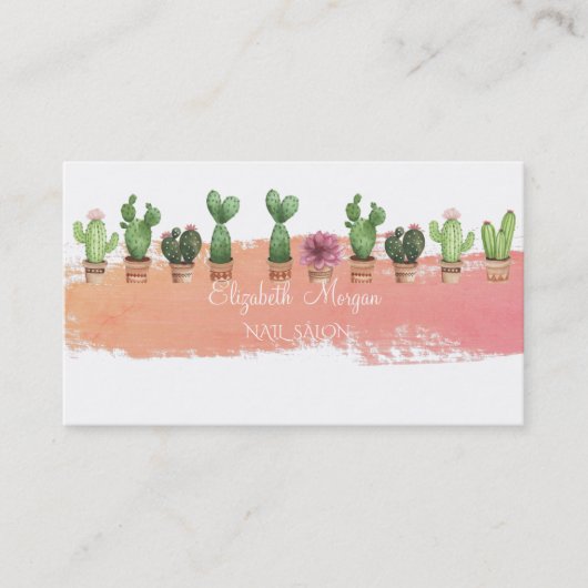 De Moderne Slag van de Borstel van de Waterverf, d Visitekaartje (Voorkant)