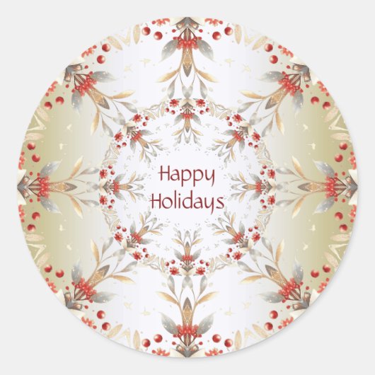 De moderne Sticker van de vakantiefoto's (Voorkant)