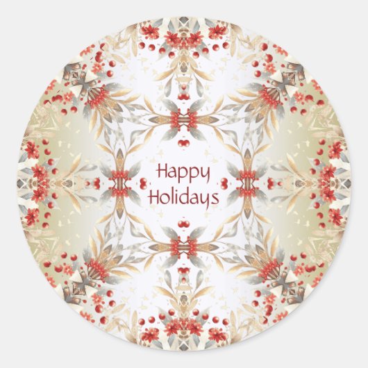 De moderne Sticker van de vakantiefoto's (Voorkant)