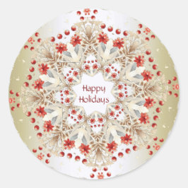 De moderne Sticker van de vakantiefoto's