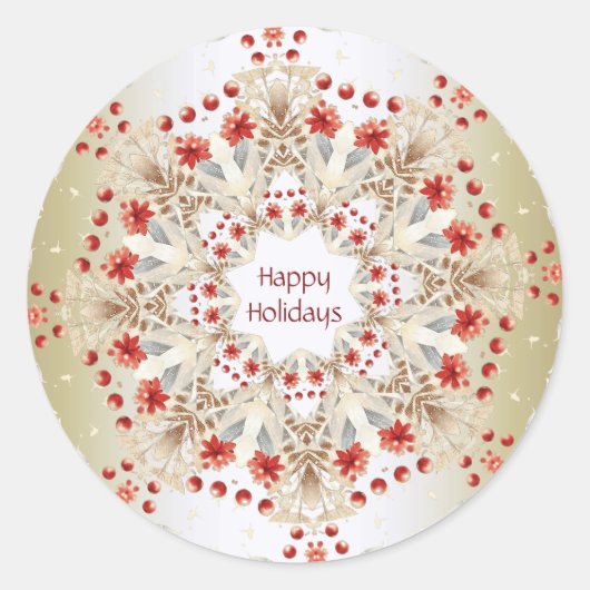 De moderne Sticker van de vakantiefoto's (Voorkant)