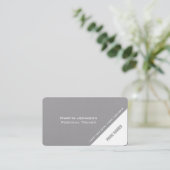 De moderne stijlhoek houdt minimale dekking visitekaartje (Staand voorkant)