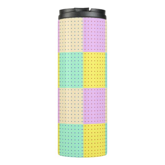 De moderne tijd, Retro Lady Holding Wine Thermosbeker (Achterkant)