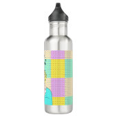 De moderne tijd, Retro Lady Holding Wine Waterfles (Rechts)