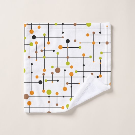 De moderne tijd uit de midden eeuw bad handdoek (Wasdoekje)