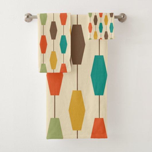 De moderne tijd uit de midden eeuw bad handdoek (Insitu)