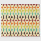 De moderne tijd uit de midden eeuw  cadeaupapier (Vlak)