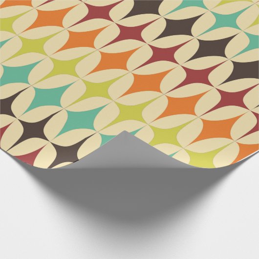 De moderne tijd uit de midden eeuw  cadeaupapier (Hoek)