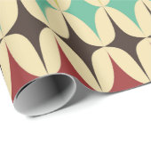 De moderne tijd uit de midden eeuw  cadeaupapier (Rol Hoek)