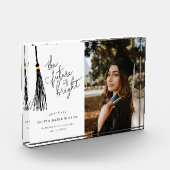 De moderne toekomst is helder Afstuderen wit aande Fotoblokken (Links)