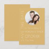 De moderne Tonale Foto van Champagne sparen de Dat Kaart (Voorkant / Achterkant)